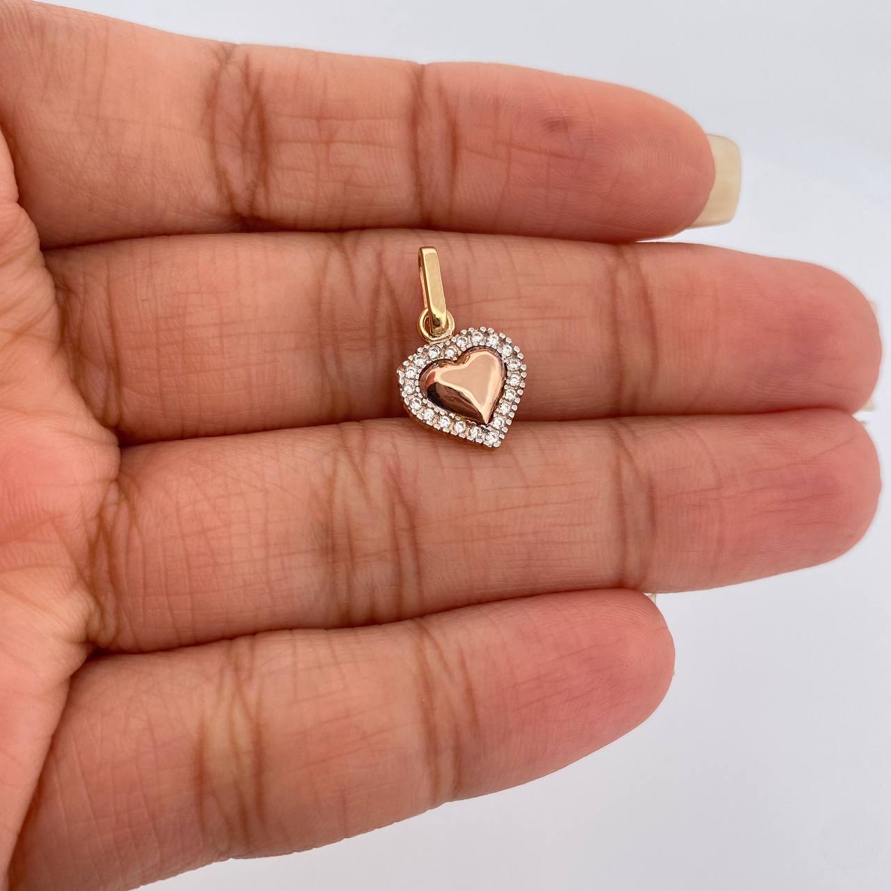 Dije Corazon 1gr / 1.7cm / Tres Oros 18K %