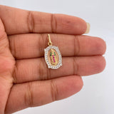 Dije Virgen De Guadalupe 2.15gr / 2.3cm / Tres Oros  18K %