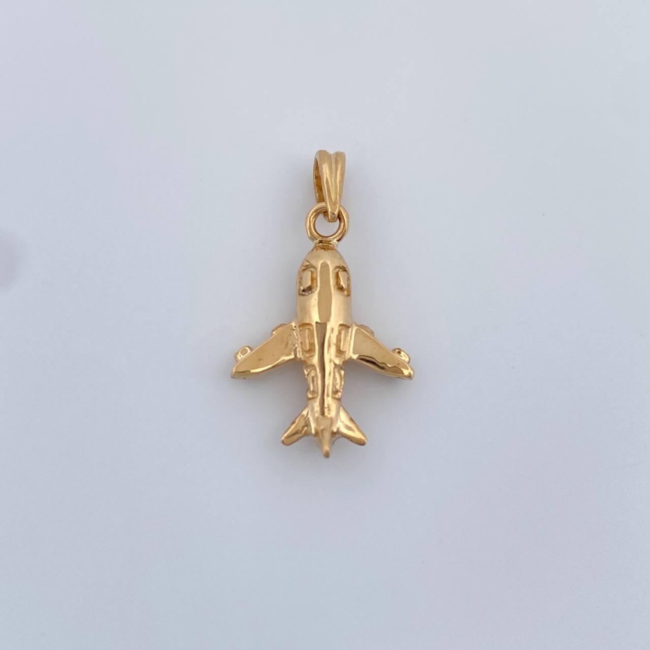 Dije Avion 1.6gr / 2.2cm / Oro Amarillo 18K %