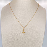 Set Cadena y Dije Veneciana + Ancla 1.15gr / Oro Amarillo +3 18K (Oferta) &