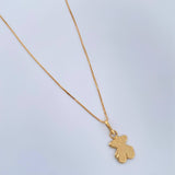 Set Cadena y Dije Veneciana + Oso Ts 1.25gr / Oro Amarillo +3 18K (Oferta) &