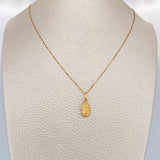 Set Cadena y Dije Veneciana + Virgen De Guadalupe 1.35gr / Oro Amarillo +3 18K (Oferta) &