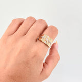 Anillo Sello Real 5.45gr / T9 1/2 / Tres Oros 18K