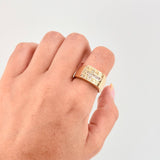 Anillo Cruz 8.25gr / T10 1/4 / Oro Amarillo 18K ©