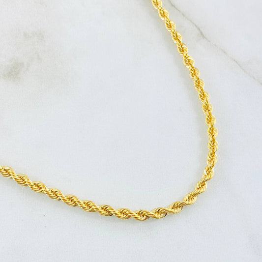 Cadena Lazo 7.1gr / 50cm / Oro Amarillo +3 18K