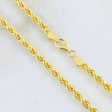 Cadena Lazo 7gr / 50cm / Oro Amarillo +3 18K