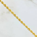 Cadena Lazo 7gr / 50cm / Oro Amarillo +3 18K