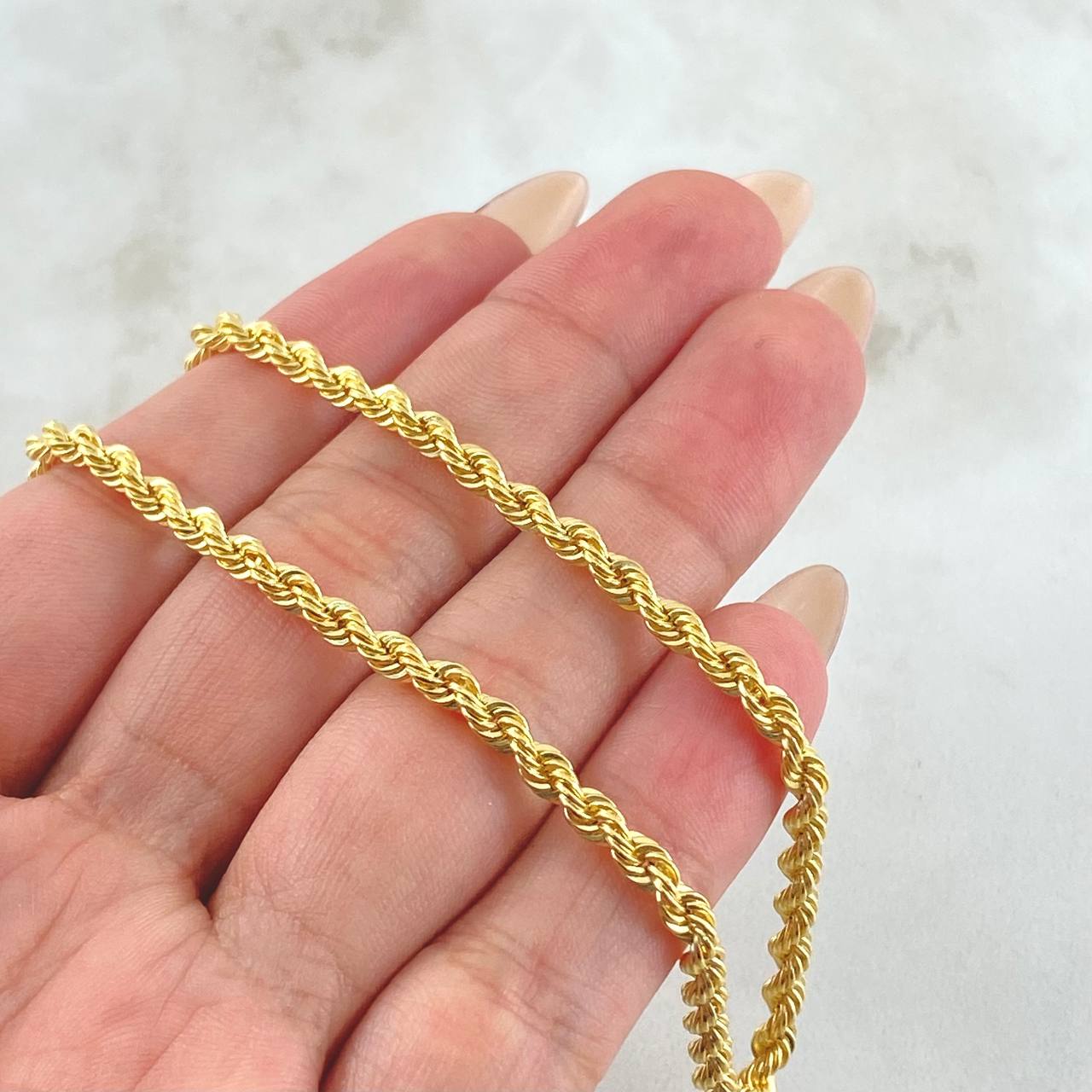 Cadena Lazo 7gr / 50cm / Oro Amarillo +3 18K