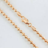 Cadena Militar Media Luna 15.4gr / 50cm / Oro Rosa Nac.Esp. 18K