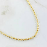 Cadena Militar Media Luna Diamantada 12.4 g / 50.3 cm / 2.9 mm Oro Amarillo 18K