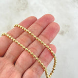 Cadena Militar Media Luna 21gr / 65cm / Oro Amarillo Nac.Esp. 18K