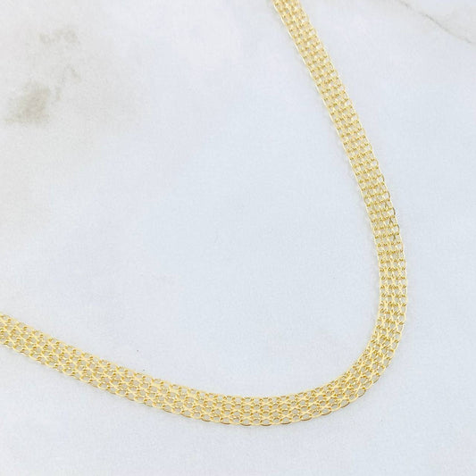 Cadena China 6.95gr / 50cm / Oro Amarillo +1 18K
