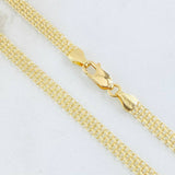 Cadena China 6.4gr / 50cm / 4.3mm Oro Amarillo +1 18K