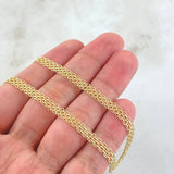 Cadena China 6.4gr / 50cm / 4.3mm Oro Amarillo +1 18K