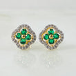 Topos Flor 2.6gr / Oro Amarillo 18K *