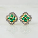 Topos Flor 2.6gr / Oro Amarillo 18K *