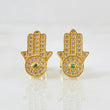 Topos Mano Hamsa 2.45gr / 1.4cm / Oro Amarillo 18K *