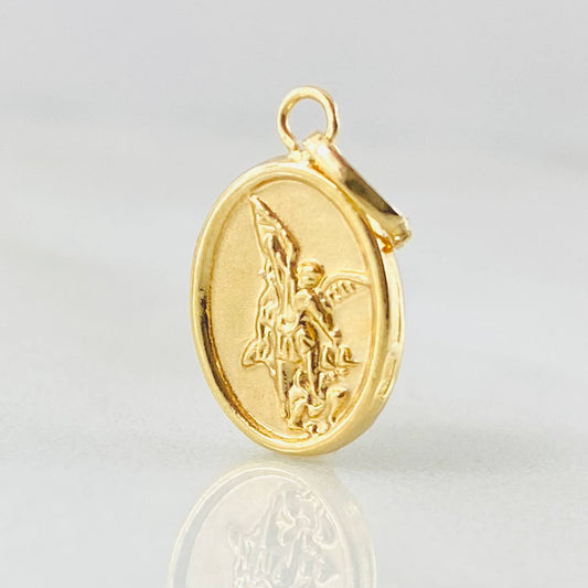 Dije San Miguel De Arcangel 0.5gr / 1.9cm / Oro Amarillo 18K