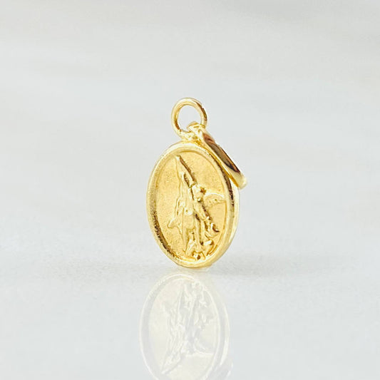 Dije San Miguel De Arcangel 0.25gr / 1.4cm / Oro Amarillo 18K *