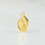 Dije San Miguel Arcangel 0.55 g / 1.9 cm Oro Amarillo 18K