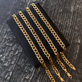 Pulso Cubano 5.85gr / 20.5cm / 4.7mm Oro Amarillo +0