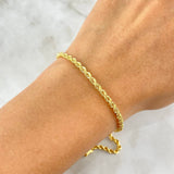 Pulso Lazo 2.3gr / 20cm / 2.8mm Oro Amarillo +3