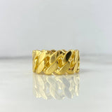 Anillo Cubano 18.25gr / T11 1/2 / Oro Amarillo *