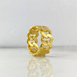 Anillo Cubano 18.25gr / T11 1/2 / Oro Amarillo *