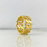 Anillo Cubano 18.25gr / T11 1/2 / Oro Amarillo *