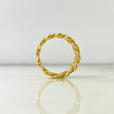Anillo Cubano 18.25gr / T11 1/2 / Oro Amarillo *