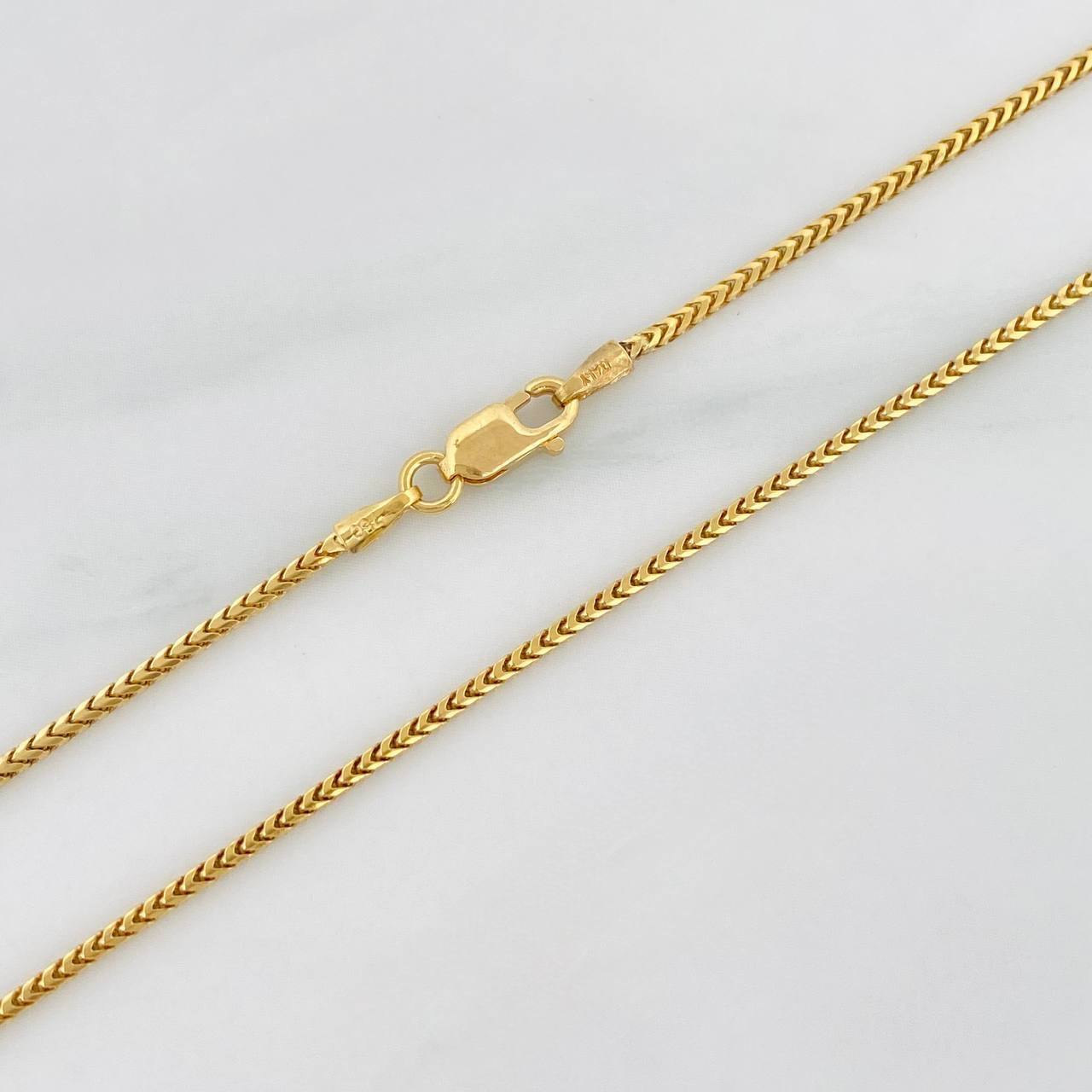 Cadena Franco 6.6g / 60cm / 1.14mm Oro Amarillo 18K