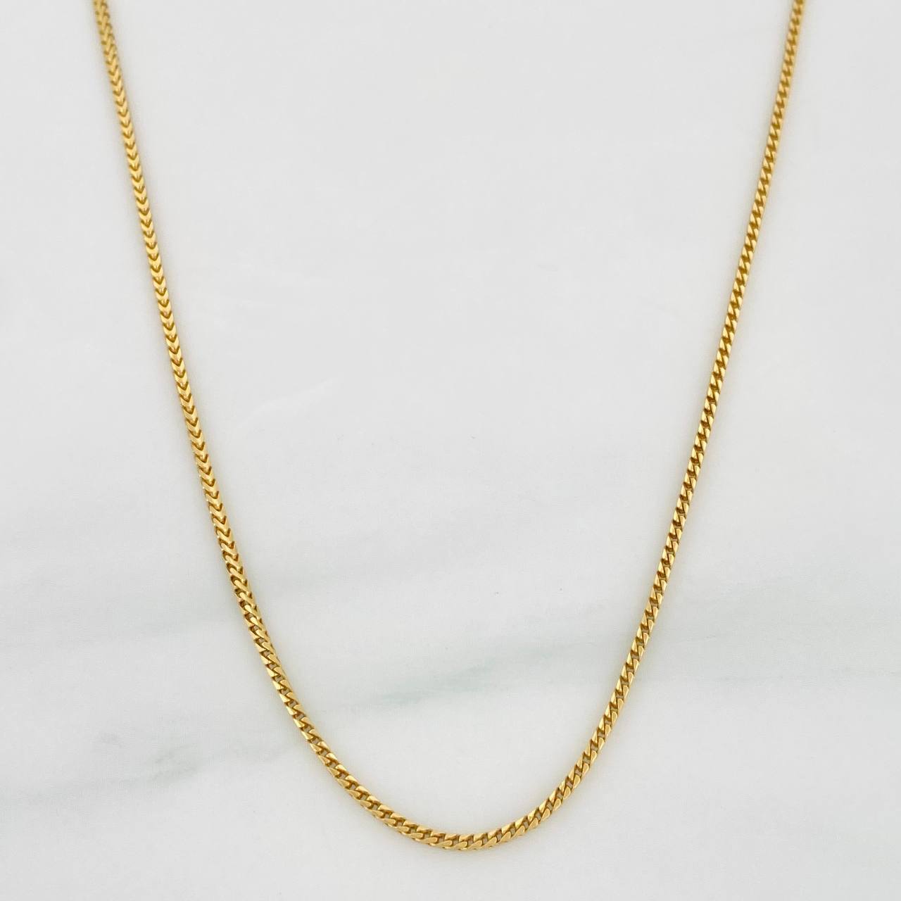 Cadena Franco 6.6g / 60cm / 1.14mm Oro Amarillo 18K