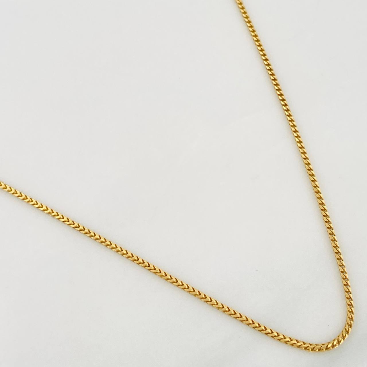 Cadena Franco 6.6g / 60cm / 1.14mm Oro Amarillo 18K