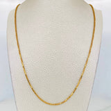 Cadena Veneciana 11.1g / 60cm / 1.61mm Oro Amarillo 18K