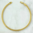 Pulso Franco 4.95gr / 21.5cm / 3.2mm Oro Amarillo +4 18K *