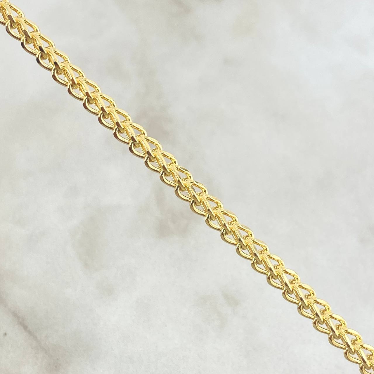 Pulso Franco 4.95gr / 21.5cm / 3.2mm Oro Amarillo +4 18K *