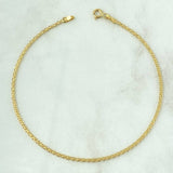 Pulso Chino 1.7gr / 22cm / 1.7mm Oro Amarillo +1 18K *