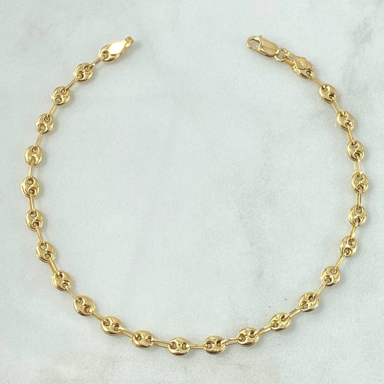 Pulso GC 2.35gr / 20.5cm / Liso Oro Amarillo 18K ©