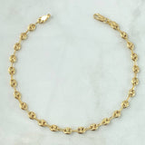 Pulso GC 2.35gr / 20.5cm / Liso Oro Amarillo 18K ©