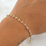 Pulso GC 2.9gr / 20.5cm / Liso Oro Amarillo 18K ©
