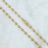 Cadena GC 4.75gr / 45cm / 3.2mm Lisa Oro Amarillo 18K ©