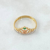 Anillo Corona 15s 2.05gr / T6 3/4 / Oro 18K ©