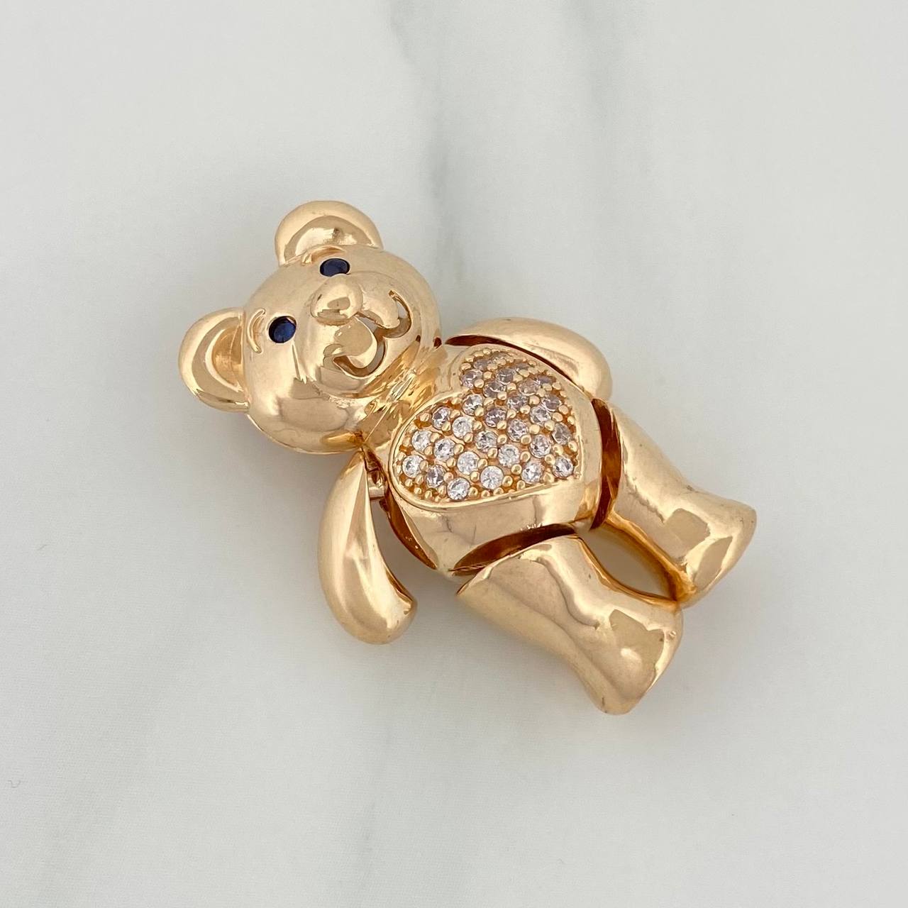 Dije Oso Articulado 12.35 g / 3.2 cm Oro Amarillo 18K