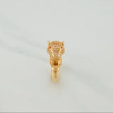 Anillo Pantera 4.4 g / T6 3/4 Oro Amarillo 18K