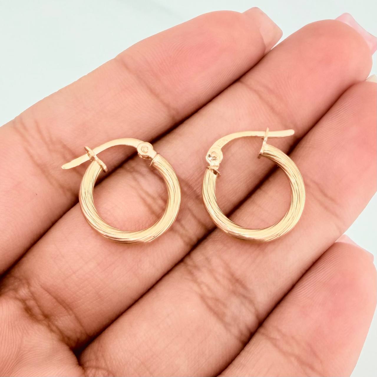 Candongas Mary 1.2 g / 1.7 cm Oro Amarillo 18K