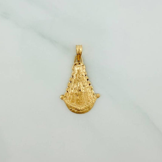 Dije Virgen Del Rocio 2.1 g / 3.1 cm Oro Amarillo 18K