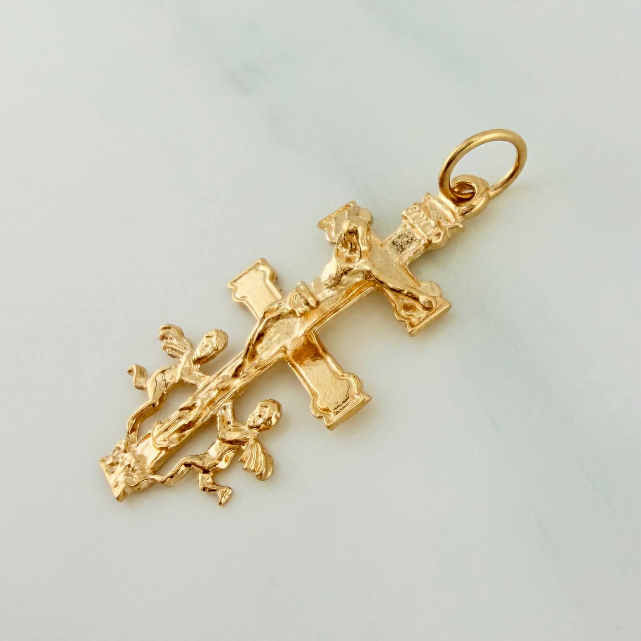 Dije Cruz De Caravaca 1.75 g / 3.3 cm Oro Amarillo 18K