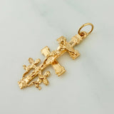 Dije Cruz De Caravaca 1.75 g / 3.3 cm Oro Amarillo 18K