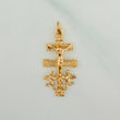 Dije Cruz De Caravaca 1.75 g / 3.3 cm Oro Amarillo 18K