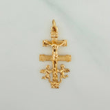 Dije Cruz De Caravaca 1.75 g / 3.3 cm Oro Amarillo 18K